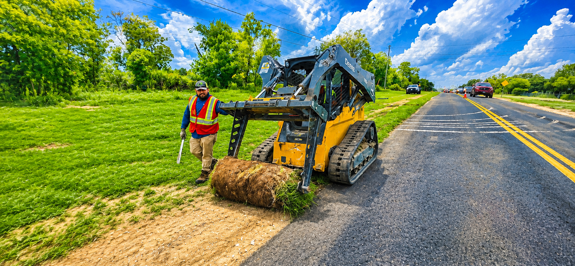 FDOT and commercial sod installation work